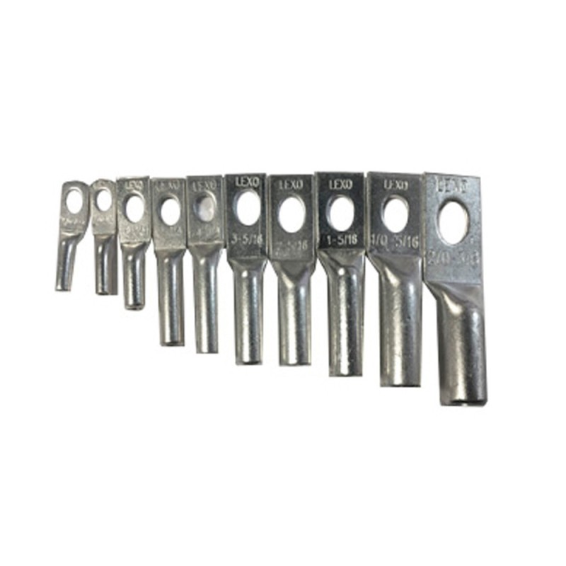 Terminal de compresión cobre estañado con ojo 8AWG, 1/4 - CMELEC ...